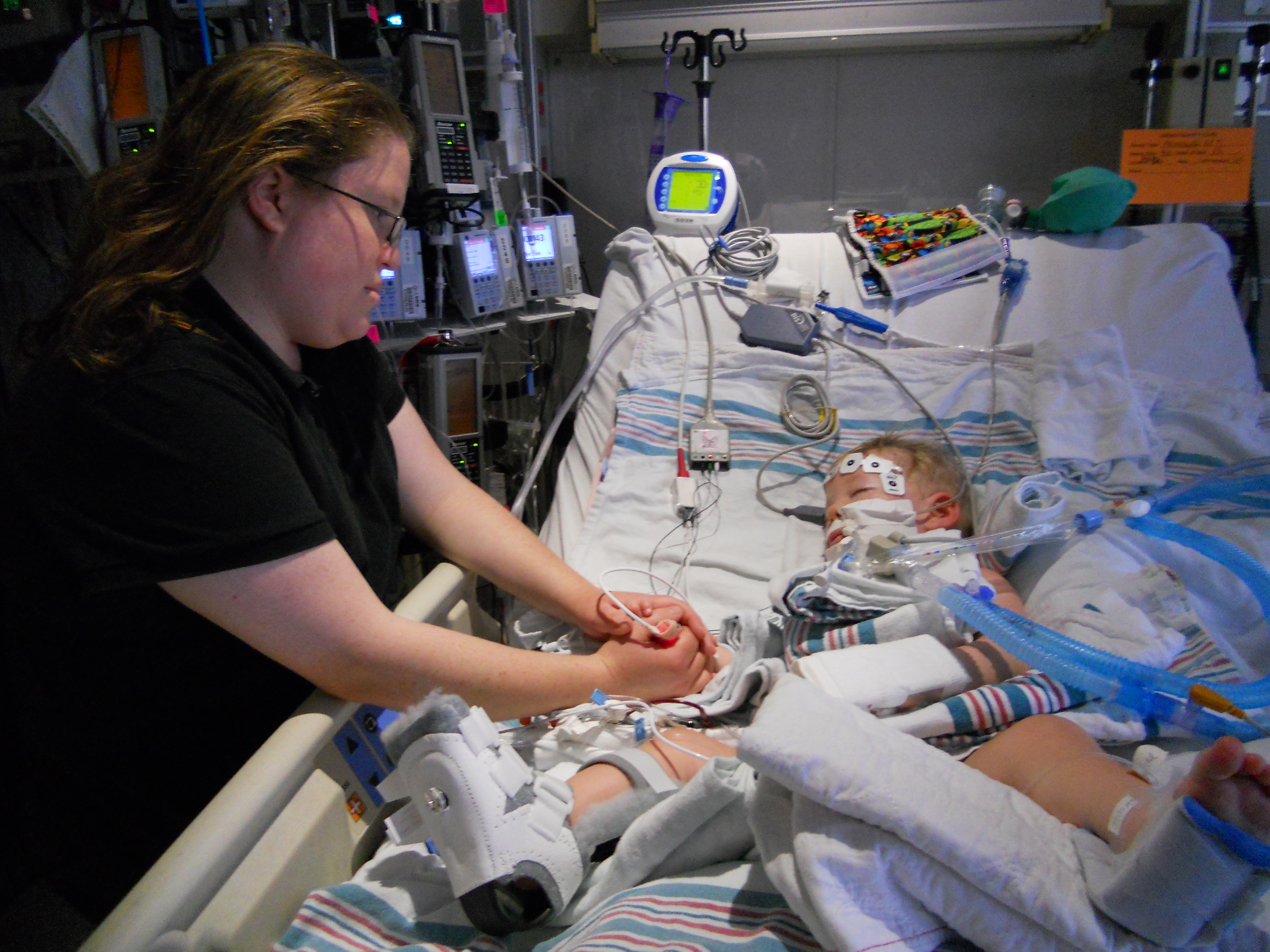 Me with Daniel.  (Pardon the awful hair.)