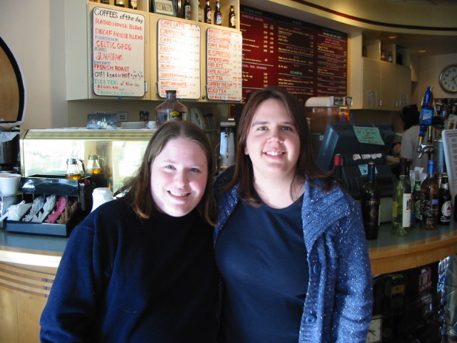 Ellen and I at Radio Café