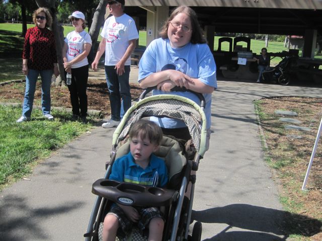 Daniel and I at the 2012 Promise Walk.