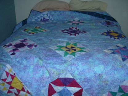 The top of the quilt