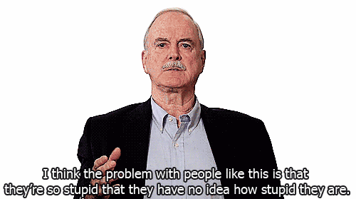 John Cleese on stupid people.