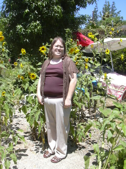 Me in the sunflowers.