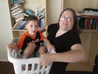 Do you know how heavy that laundry basket is???